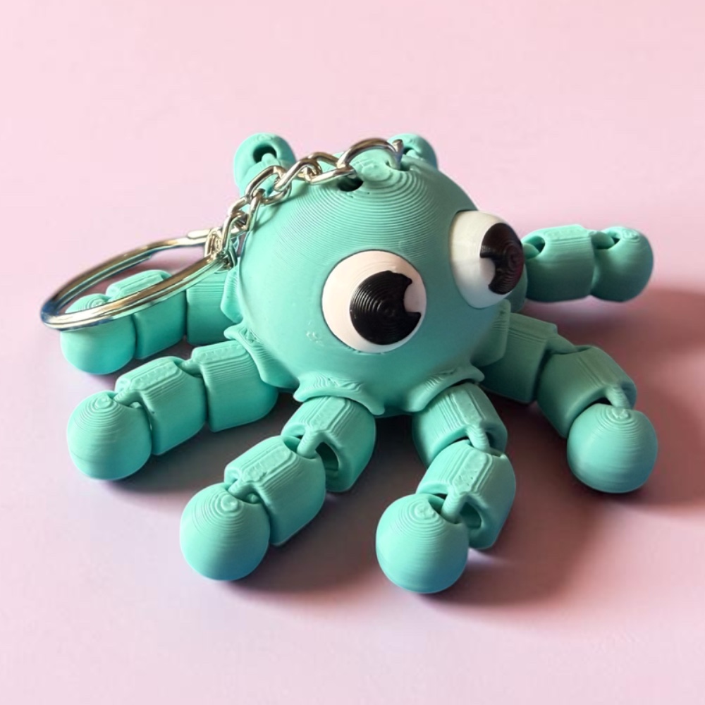 Octopus keychain