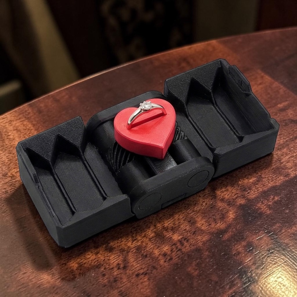 Custom name heart pop out