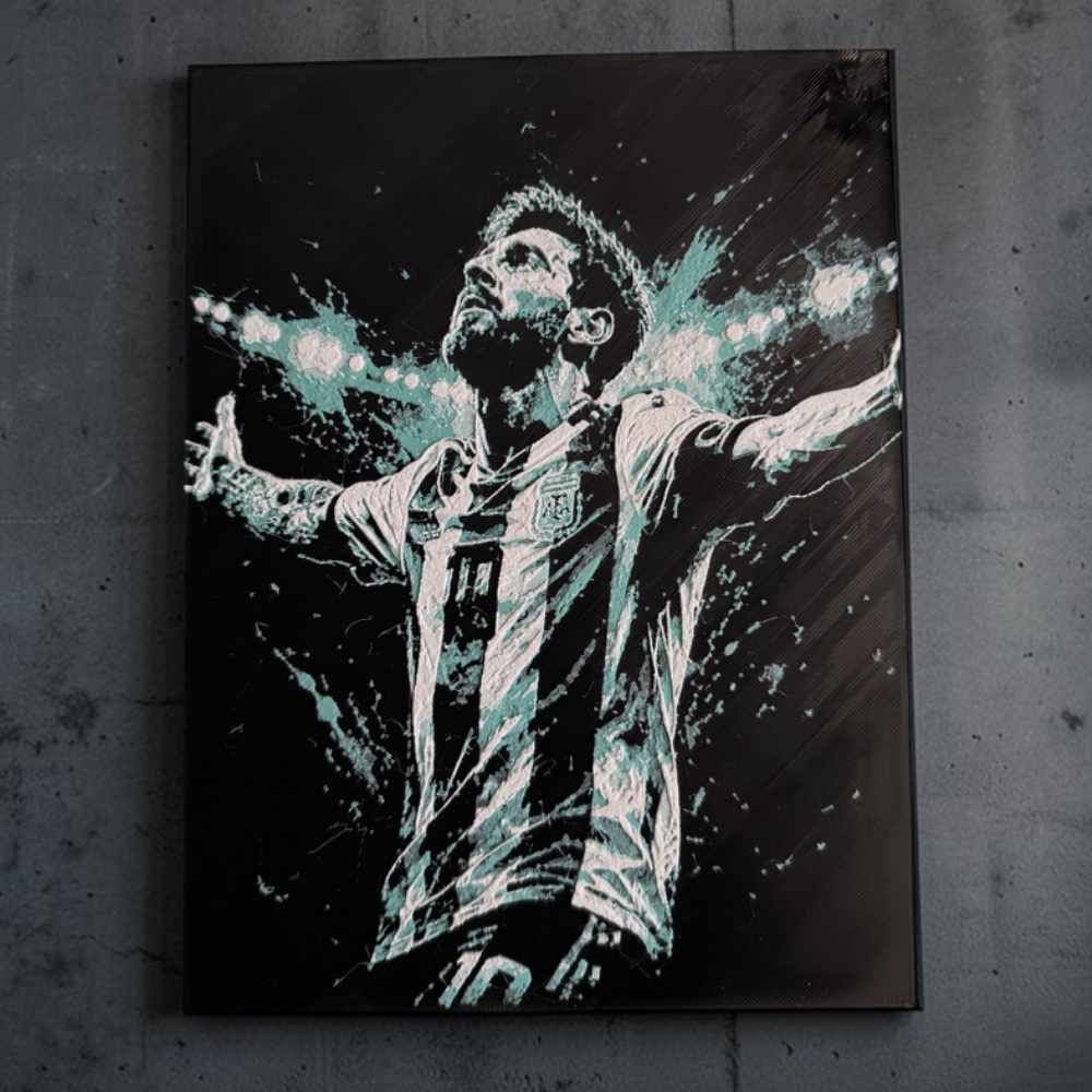 Messi Argentina HueForge